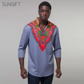 SUNGIFT African Man's Top Traditional Print Clothing Long Sleeve Top Dashiki Standing Collar Male Shirt Oversize Faddish Shirt
SUNGIFT African Man's Top Traditional Print Clothing Long Sleeve Top Dashiki Standing Collar Male Shirt Oversize Faddish Shirt