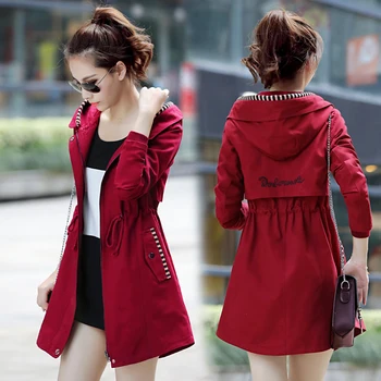 Windswear Women's Mid-long Fall 2019 New Korean Edition Slim Waist Recreational Spring and Autumn Outerwear Women's Wear
Windswear Women's Mid-long Fall 2019 New Korean Edition Slim Waist Recreational Spring and Autumn Outerwear Women's Wear