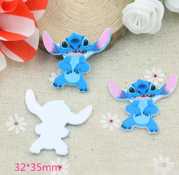 30pcs Flatback Resin cartoon stitch Character Planar Resin DIY Craft Accessories B-93
30pcs Flatback Resin cartoon stitch Character Planar Resin DIY Craft Accessories B-93