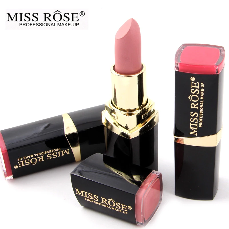 Brand Nude Matte Lipstick 24colors Matte Velvet Cosmetic Long-lasting Beauty Sexy Red Lips Makeup MISS ROSE
Brand Nude Matte Lipstick 24colors Matte Velvet Cosmetic Long-lasting Beauty Sexy Red Lips Makeup MISS ROSE