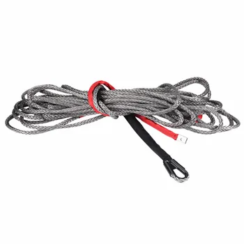 27m * 10mm Premium Quality Synthetic Winch Rope Line Cable with Protective Sleeve 20500 lbs for ATV Tuck Black
27m * 10mm Premium Quality Synthetic Winch Rope Line Cable with Protective Sleeve 20500 lbs for ATV Tuck Black
