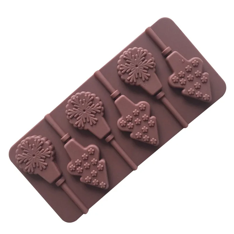 Snowflake Christmas Tree Lollipop Silicone Mold Jelly Pudding Molds DIY Baking Decorating Tools Chocolate Cake Fondant Mould
Snowflake Christmas Tree Lollipop Silicone Mold Jelly Pudding Molds DIY Baking Decorating Tools Chocolate Cake Fondant Mould