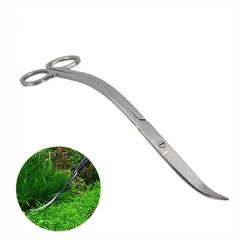Professional Aquarium Fish Tank Aquatic Plant Cleaning Tools Tongs Scissor Long Stainless Steel Wave scissor curved Pet Supplies
Professional Aquarium Fish Tank Aquatic Plant Cleaning Tools Tongs Scissor Long Stainless Steel Wave scissor curved Pet Supplies