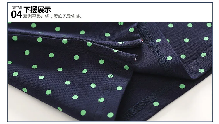 Boys Clothes 2018 Summer Formal Child Cotton Sports Green Dot Print Short Sleeve Turn-Down Collar T Shirt For Boys 12 Years (9)