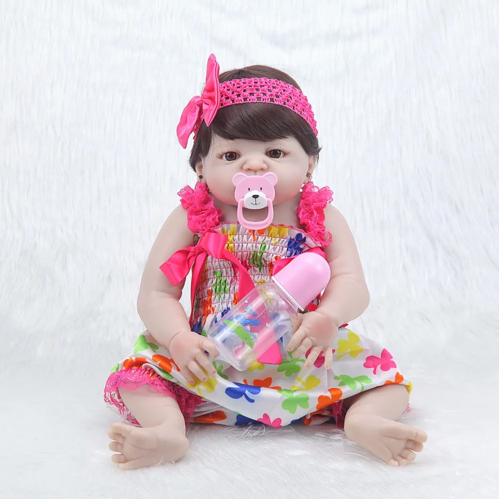 57cm full silicone body lifelike reborn baby doll girl real bathroom toy realistia newborn babies girl dolls menine reborn
57cm full silicone body lifelike reborn baby doll girl real bathroom toy realistia newborn babies girl dolls menine reborn