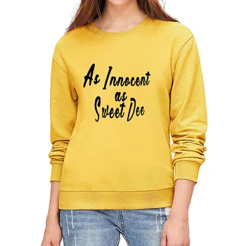As Innacent As Sweet Dee Letters Printed Sweatshirt Women Harajuku Long Sleeve Loose Casual Pullover Hooded Fashion Hooded Femme
As Innacent As Sweet Dee Letters Printed Sweatshirt Women Harajuku Long Sleeve Loose Casual Pullover Hooded Fashion Hooded Femme