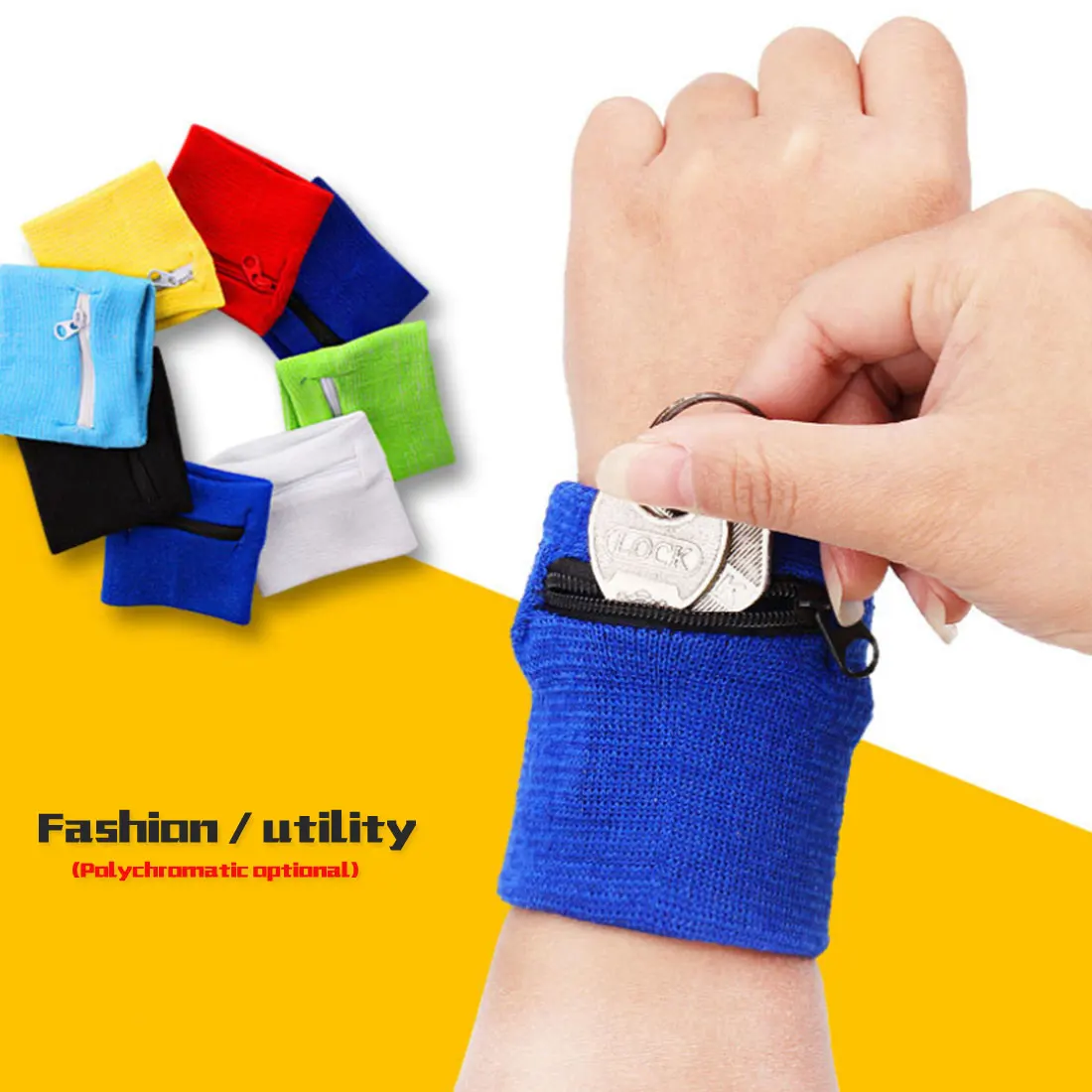 Hot Sale Zipper Pocket Sport Wristband Wallet Safe Storage Wrist Bracer Wrap Straps Bandage Gym Running Cycling Wrist Support
Hot Sale Zipper Pocket Sport Wristband Wallet Safe Storage Wrist Bracer Wrap Straps Bandage Gym Running Cycling Wrist Support