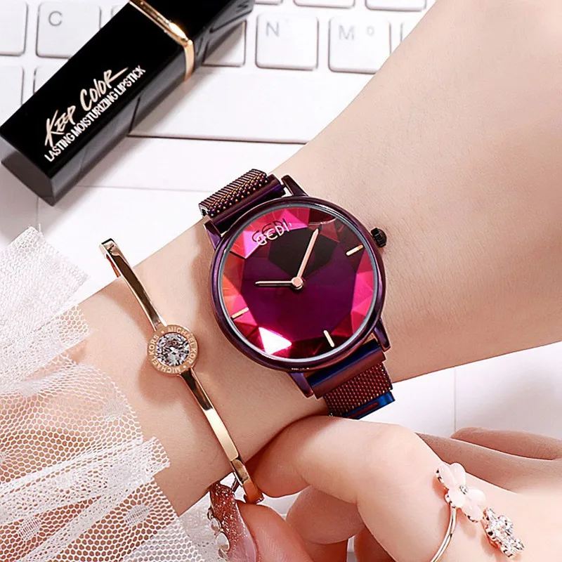 New Super Purple Women Watches Women Magnet Buckle Dress Watch Women Quartz Watch Woman Clock Ladies Watch 20119 New bayan saat
New Super Purple Women Watches Women Magnet Buckle Dress Watch Women Quartz Watch Woman Clock Ladies Watch 20119 New bayan saat