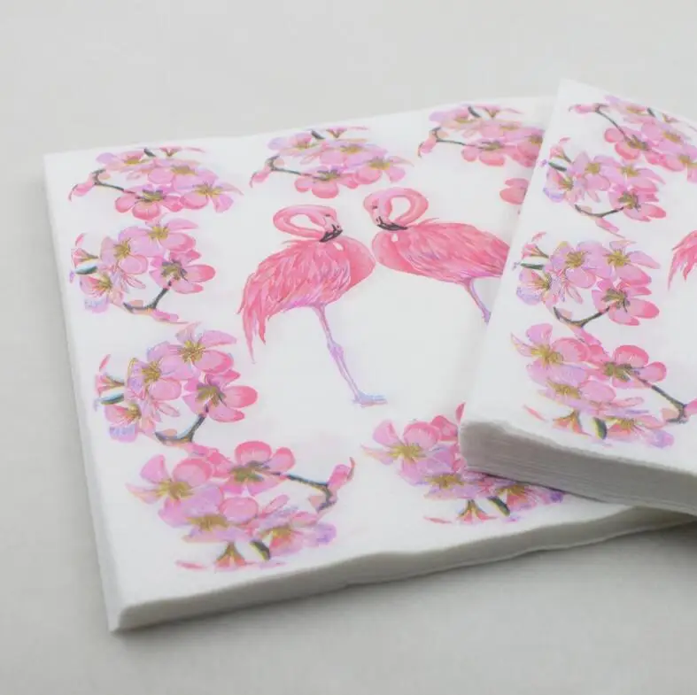 20PCS Flamingo Paper Napkin 100% Virgin Wood Tissue Paper Napkins For Home Garden Birthday/Bachelorette/Wedding Party Decoration
20PCS Flamingo Paper Napkin 100% Virgin Wood Tissue Paper Napkins For Home Garden Birthday/Bachelorette/Wedding Party Decoration