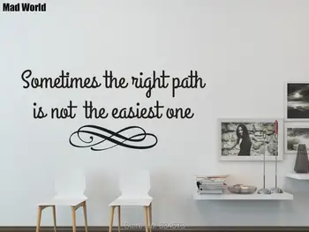 Mad World-Sometimes The Right Path Inspirational Wall Art Stickers Wall Decals Home DIY Decoration Removable Decor Wall Stickers
Mad World-Sometimes The Right Path Inspirational Wall Art Stickers Wall Decals Home DIY Decoration Removable Decor Wall Stickers