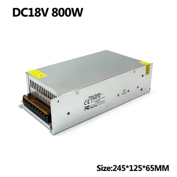 Regulated 44.4A 800W DC18V Switching Power Source Driver Transformers 110V 220V AC DC 18V SMPS for LED Strip CNC CCTV
Regulated 44.4A 800W DC18V Switching Power Source Driver Transformers 110V 220V AC DC 18V SMPS for LED Strip CNC CCTV