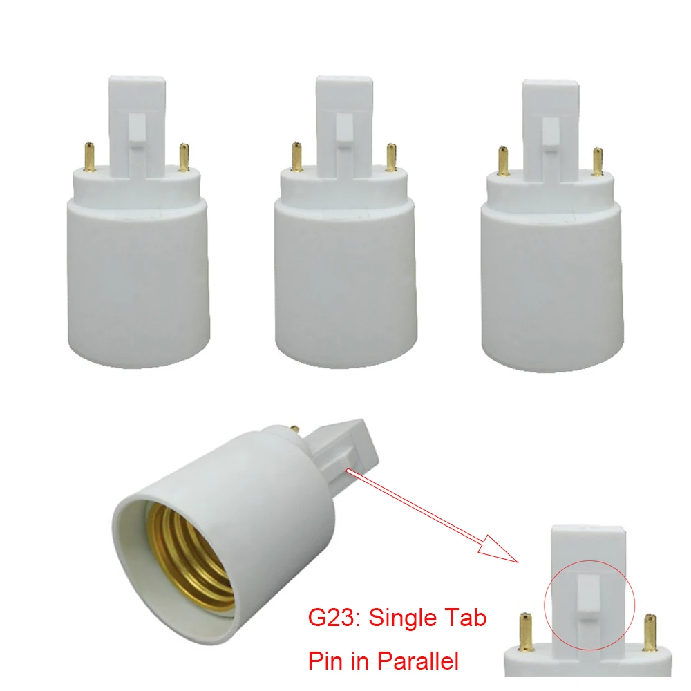 G23 to E27 Lamp base adapter G23 to E26 E27 Lamp base converter CFL LED Halogen Light Bulb Lamp Adapter Holder Converter
G23 to E27 Lamp base adapter G23 to E26 E27 Lamp base converter CFL LED Halogen Light Bulb Lamp Adapter Holder Converter