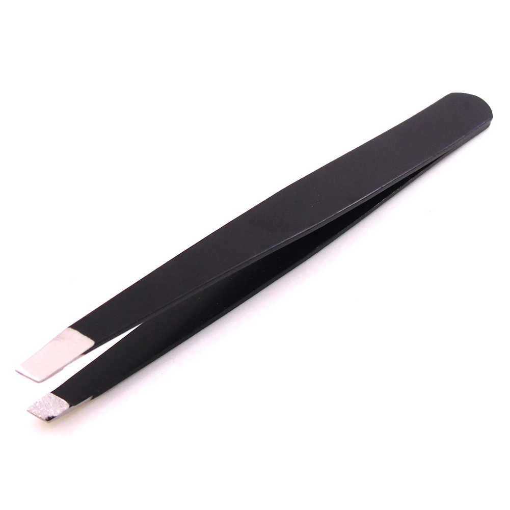 

Professional Eyebrow Tweezer Slant Tip Hair Removal Stainless Steel Makeup Tools