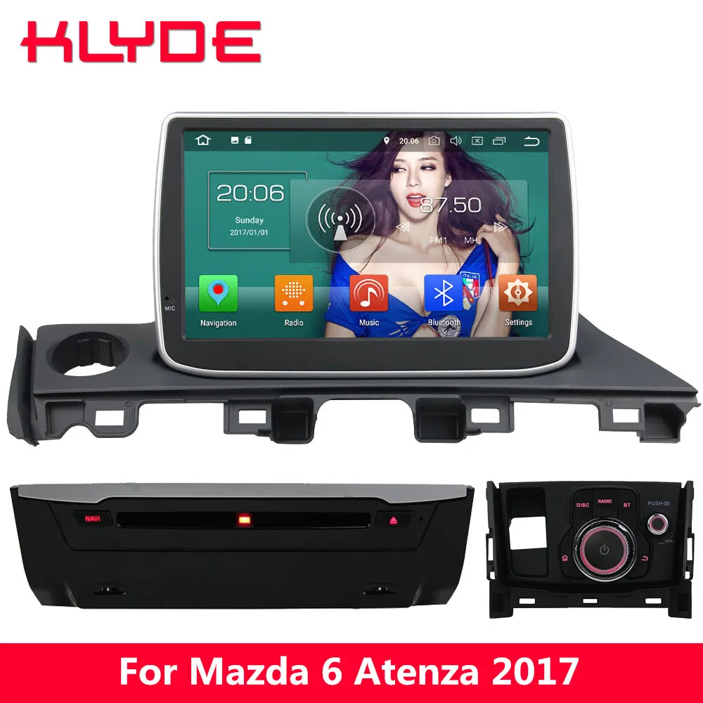 KLYDE 9'' IPS 4G WIFI Android 8.0 Octa Core PX5 4GB RAM 32GB ROM Car DVD Multimedia Player Radio Stereo For Mazda 6 Atenza 2017
KLYDE 9'' IPS 4G WIFI Android 8.0 Octa Core PX5 4GB RAM 32GB ROM Car DVD Multimedia Player Radio Stereo For Mazda 6 Atenza 2017