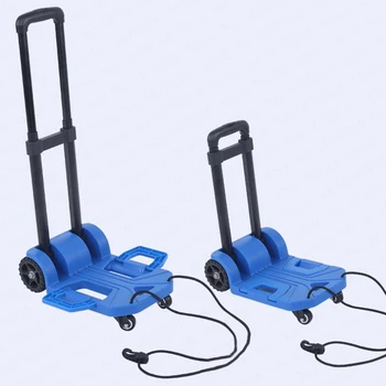 Folding Luggage Cart Portable Shopping Trolley Car Handling Pull Cart Trolley Trailer Home Shopping Cart with Azas Small Cart
Folding Luggage Cart Portable Shopping Trolley Car Handling Pull Cart Trolley Trailer Home Shopping Cart with Azas Small Cart