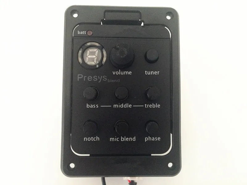 Normal Quality Dual Mode Preamp EQ Tuner Piezo Pickup Equalizer System With Mic Beat Board Acoustic Guitar pickups
Normal Quality Dual Mode Preamp EQ Tuner Piezo Pickup Equalizer System With Mic Beat Board Acoustic Guitar pickups