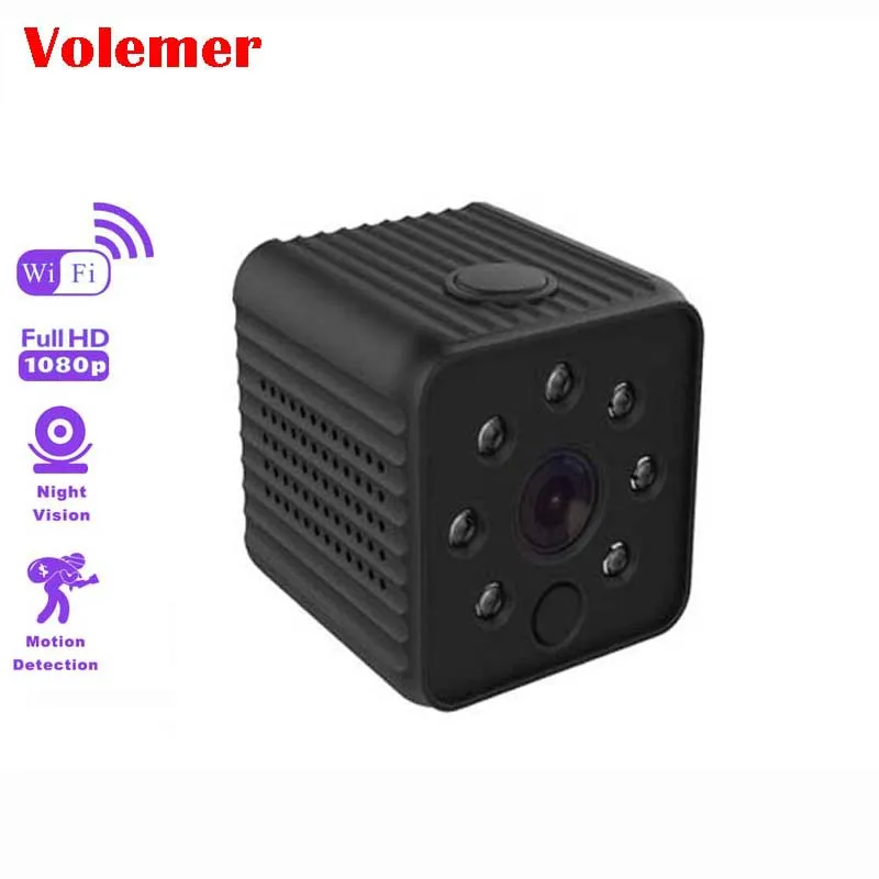 Volemer Wifi Micro Camera Full Hd 1080P Infrared Night Version Monitor Concealed Video Voice Recorder DV Camera Small Camera
Volemer Wifi Micro Camera Full Hd 1080P Infrared Night Version Monitor Concealed Video Voice Recorder DV Camera Small Camera