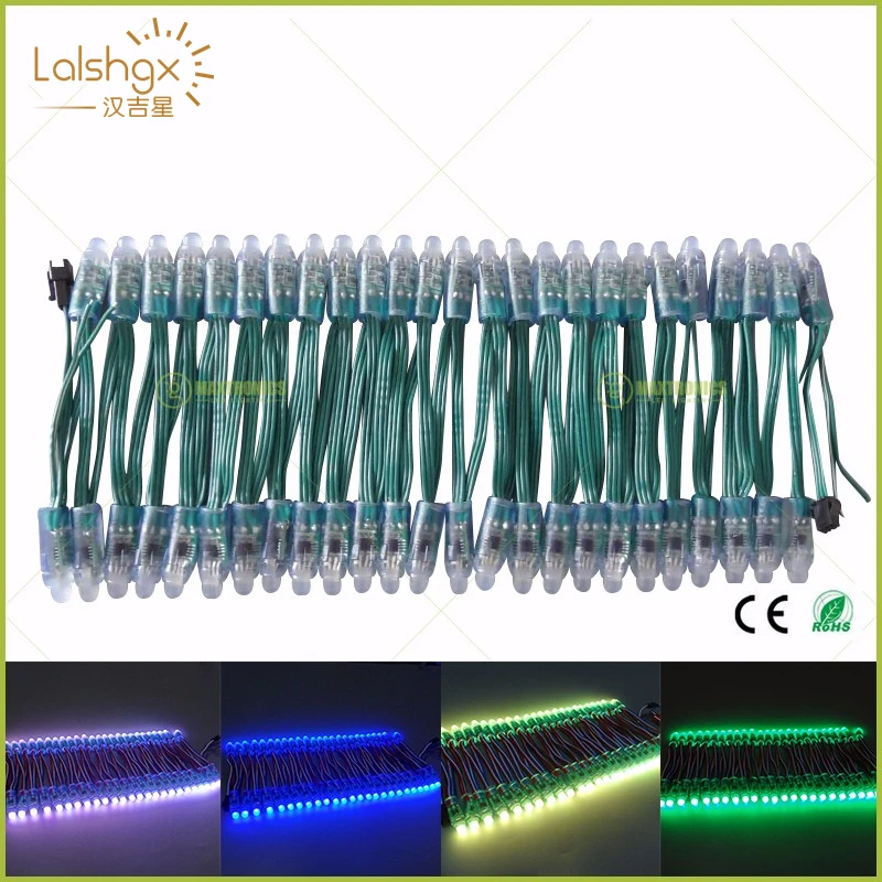 100pcs DC5V/DC12V Green wire WS2811IC 12mm RGB Module LED Pixel Light Digital Full addressable RGB LED pixel waterproof IP68
100pcs DC5V/DC12V Green wire WS2811IC 12mm RGB Module LED Pixel Light Digital Full addressable RGB LED pixel waterproof IP68