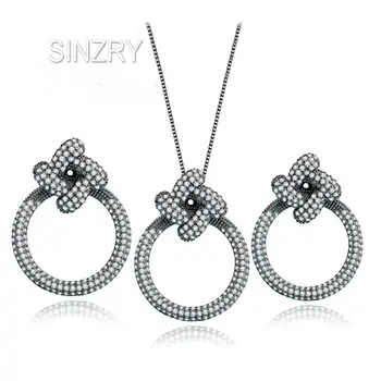 SINZRY new luxury cz jewelry setscubic Zirconia chinese knot pendant necklace earring set trendy creative jewelry set
SINZRY new luxury cz jewelry setscubic Zirconia chinese knot pendant necklace earring set trendy creative jewelry set