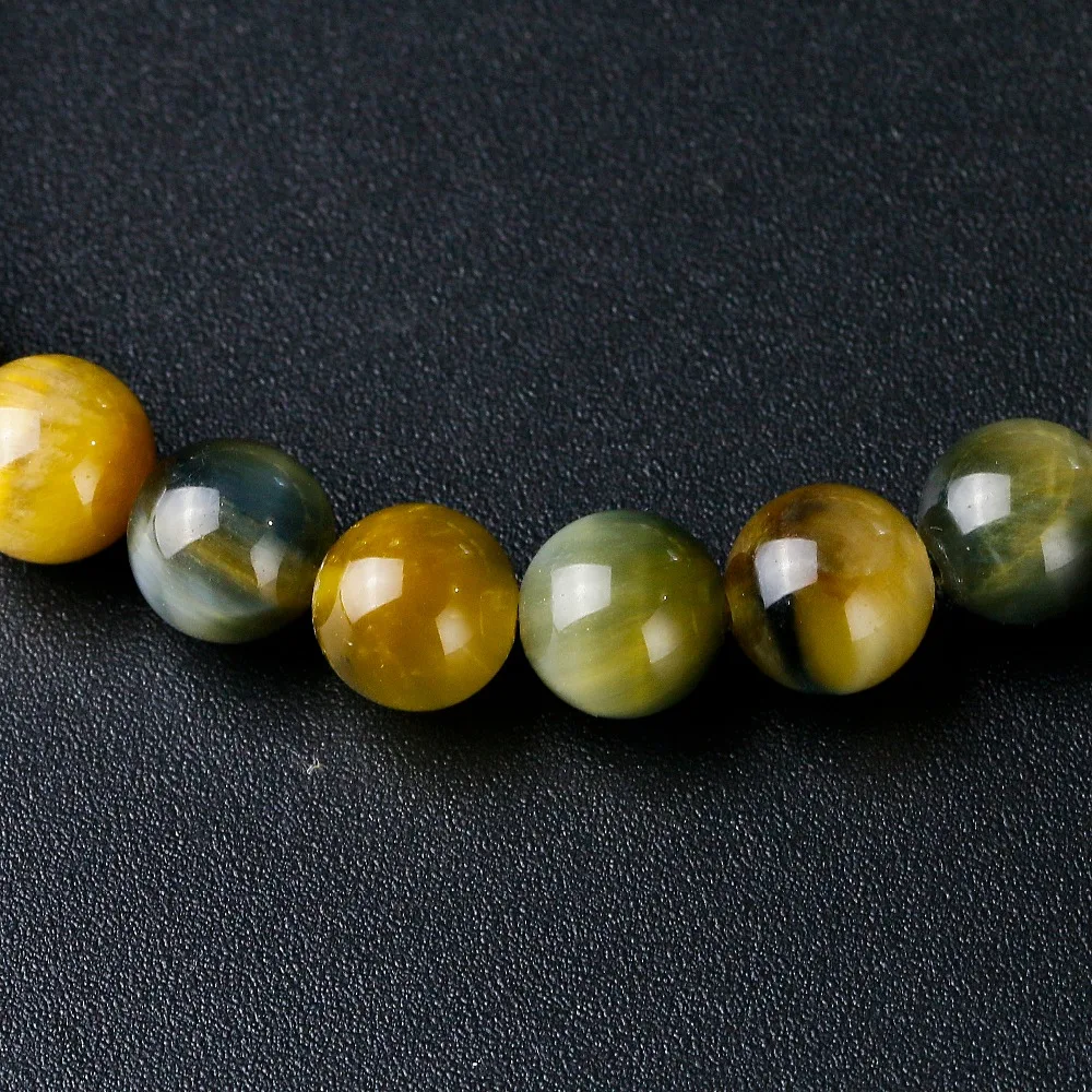 bracelet oeil de tigre perle naturelle