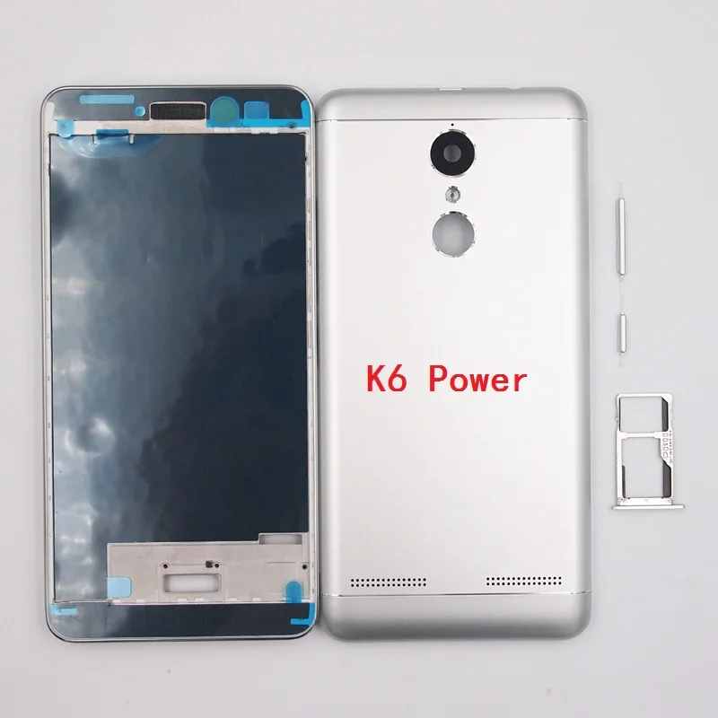 BaanSam New LCD Holder Front Frame Battery Back Cover For Lenovo K6 Power K33a42 Housing Case With Power Volume Buttons
BaanSam New LCD Holder Front Frame Battery Back Cover For Lenovo K6 Power K33a42 Housing Case With Power Volume Buttons