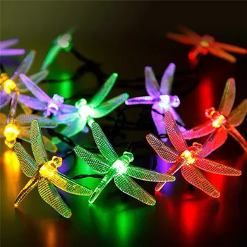 Battery Powered Dragonfly String Lights 10 LEDs Waterproof Lighting Garden Decor led wall light garland
Battery Powered Dragonfly String Lights 10 LEDs Waterproof Lighting Garden Decor led wall light garland