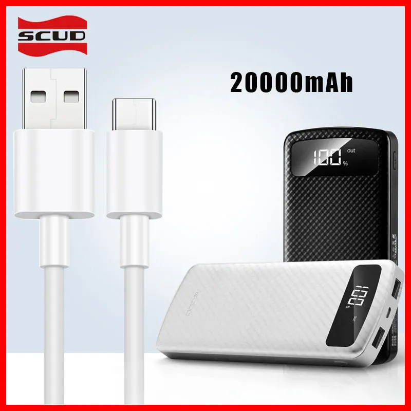 Scud Power bank 20000mAh + 2M micro-USB cable with LED digital display powerbank for Xiaomi Huawei LG Samsung phone Android
Scud Power bank 20000mAh + 2M micro-USB cable with LED digital display powerbank for Xiaomi Huawei LG Samsung phone Android