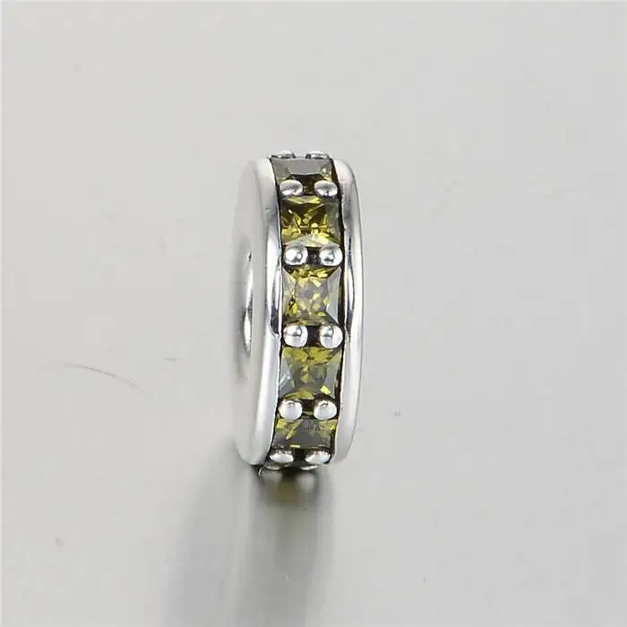 New 925 Sterling Silver Abstract Silver Spacer With Light Green Crystal Charms Suitable for Brand Style Charm Bracelets LW617C
New 925 Sterling Silver Abstract Silver Spacer With Light Green Crystal Charms Suitable for Brand Style Charm Bracelets LW617C