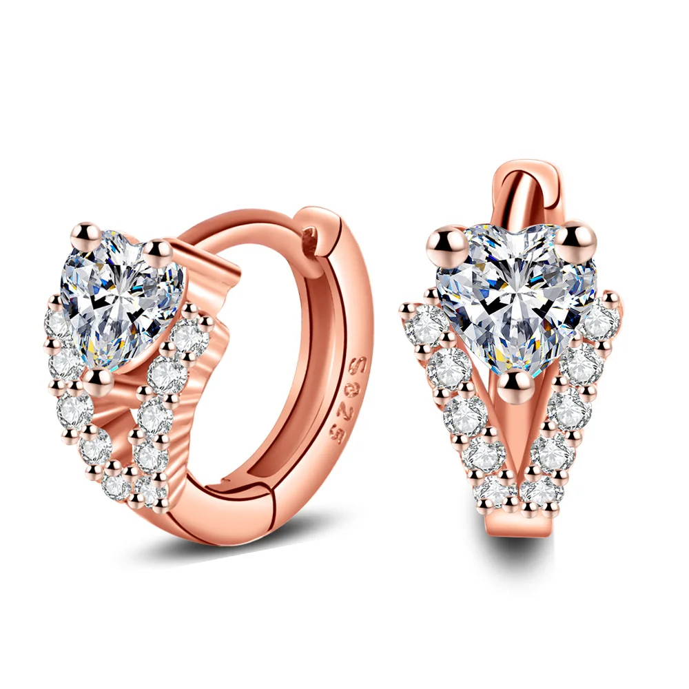 2019 Fashion Rose Gold Color Circle 3A Zircon Crystal Fashion Stud Earrings For Women Wedding Jewelry
2019 Fashion Rose Gold Color Circle 3A Zircon Crystal Fashion Stud Earrings For Women Wedding Jewelry