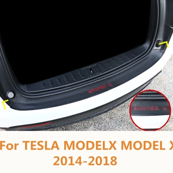 For TESLA MODELX MODEL X 2014-2018 Carbon leather Rear Trunk Bumper Scuff Plate Door Sill Interior decoration Auto Accessories 
For TESLA MODELX MODEL X 2014-2018 Carbon leather Rear Trunk Bumper Scuff Plate Door Sill Interior decoration Auto Accessories