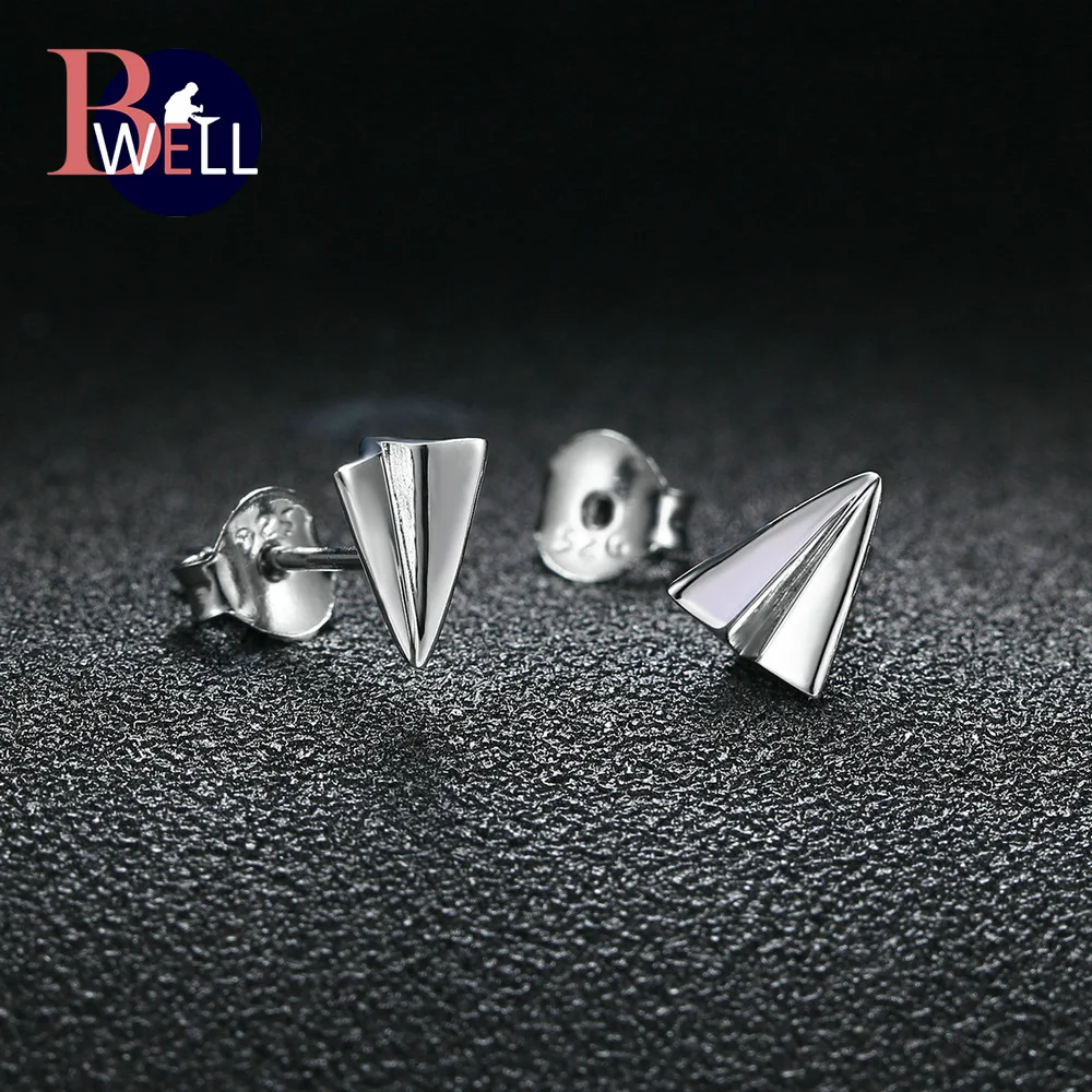 Bwell Casual 100% 925 Sterling Silver Polishing Aircraft Stud Earring For Women & Girl Party Fine Jewelry Wholesale BWEY161
Bwell Casual 100% 925 Sterling Silver Polishing Aircraft Stud Earring For Women & Girl Party Fine Jewelry Wholesale BWEY161