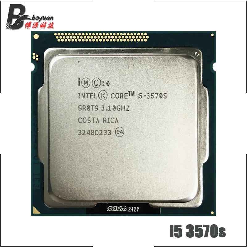 Процессор Intel Core i5 3570S 3 1 ГГц четырехъядерный процессор 6M 65W LGA 1155|cpu processor|intel core