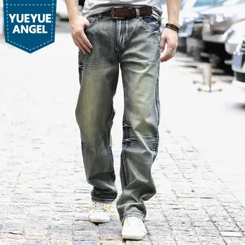 Fashion New Straight Loose Fit Jeans For Mens Smart Casual Pants Full Length Man Biker Jean Cowboy Pant Man Plus Size 40
Fashion New Straight Loose Fit Jeans For Mens Smart Casual Pants Full Length Man Biker Jean Cowboy Pant Man Plus Size 40