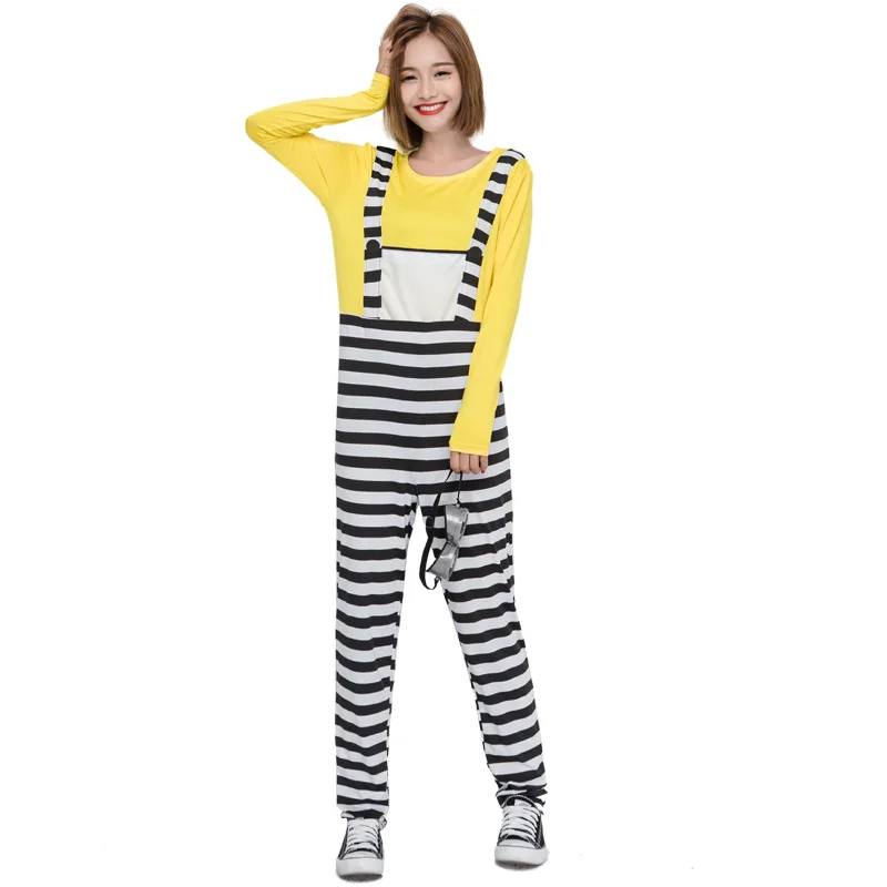 Carnival Minion Jumpsuit Halloween Gift Anime Despicable Cosplay Costumes Suits girls Party Clothes
Carnival Minion Jumpsuit Halloween Gift Anime Despicable Cosplay Costumes Suits girls Party Clothes