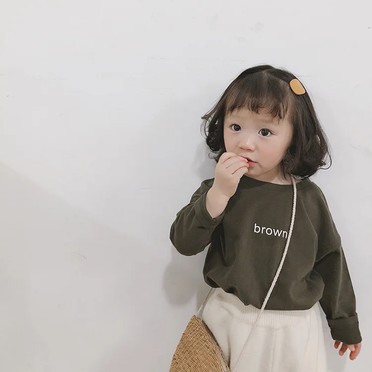 2019 Spring Children Letter Printed Long-Sleeved T-shirt Bottoming Shirt Korean Top
2019 Spring Children Letter Printed Long-Sleeved T-shirt Bottoming Shirt Korean Top