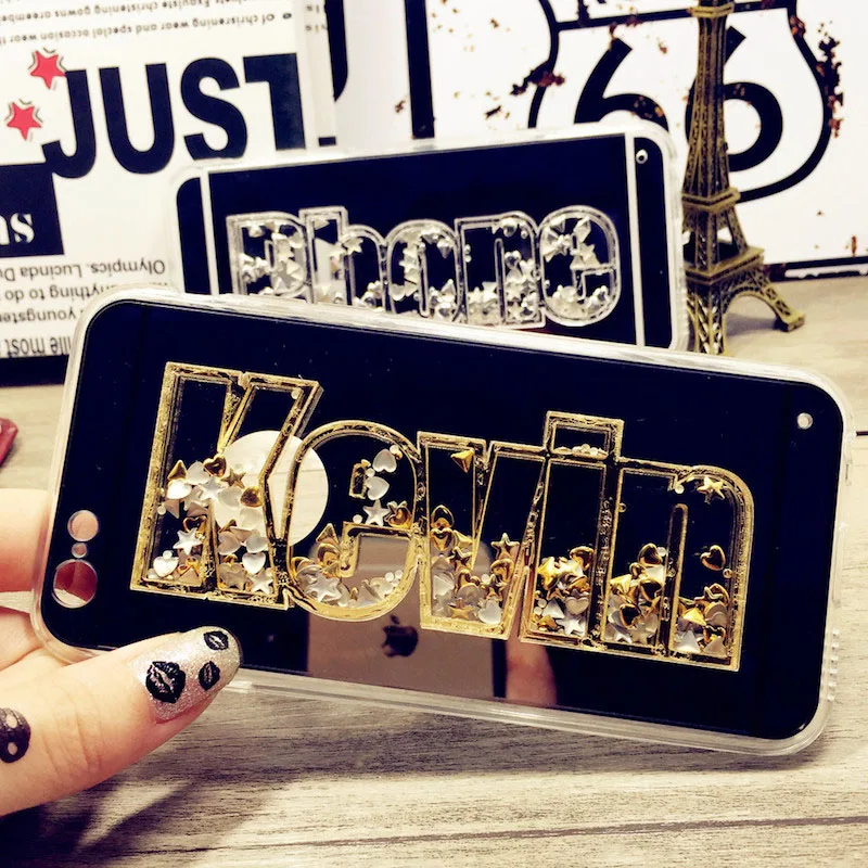 Custom name 3D bling mirror phone case for iPhone 11 pro max XR 6s 7 8 plus X XS for Samsung galaxy s7 edge s8 s9 s10 note 9 10
Custom name 3D bling mirror phone case for iPhone 11 pro max XR 6s 7 8 plus X XS for Samsung galaxy s7 edge s8 s9 s10 note 9 10