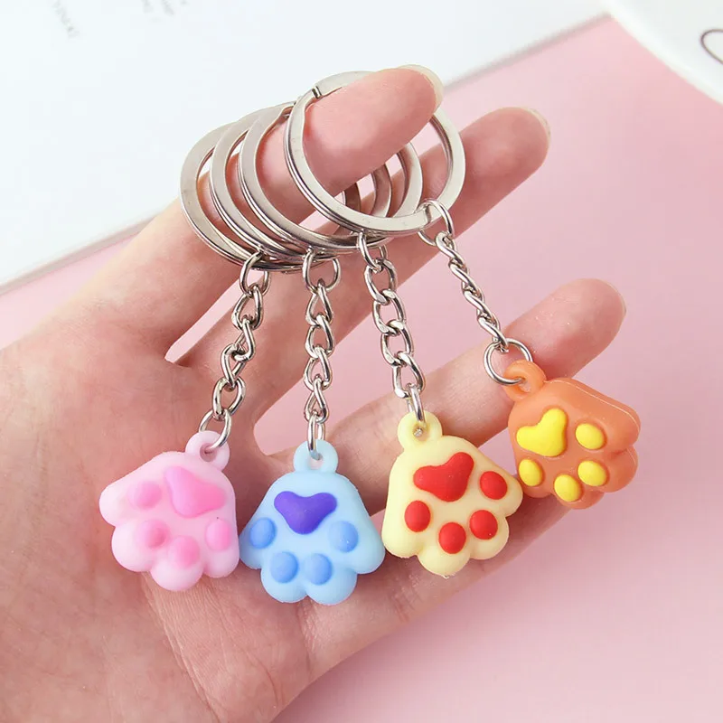 Wholesale Mixed Color Enamel Cat Dog/Bear Paw Prints Rotating Lobster Clasp Key Chain Keyrings For keychain bag Jewelry Making
Wholesale Mixed Color Enamel Cat Dog/Bear Paw Prints Rotating Lobster Clasp Key Chain Keyrings For keychain bag Jewelry Making