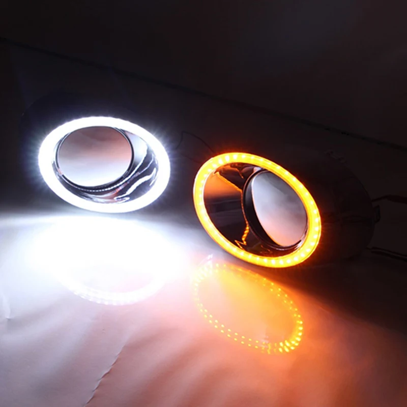 Car Flashing 2Pcs 12V LED DRL Daytime running light case for Mitsubishi Outlander 2013 2014 2015 fog lamp frame Fog light cover
Car Flashing 2Pcs 12V LED DRL Daytime running light case for Mitsubishi Outlander 2013 2014 2015 fog lamp frame Fog light cover