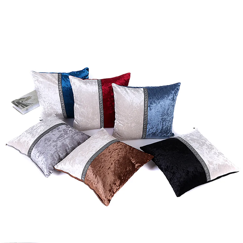 Fashion new Lmitation leather velvet patchwork Porcelain almofadas cover Cafe Home Decor Cushion Covers Pillowcase 45x45cm
Fashion new Lmitation leather velvet patchwork Porcelain almofadas cover Cafe Home Decor Cushion Covers Pillowcase 45x45cm