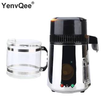 750W 4L Household Pure Water Distiller Machine Distilled Water Distillation Purifier Stainless Steel Glass Jar Carbon Filter
750W 4L Household Pure Water Distiller Machine Distilled Water Distillation Purifier Stainless Steel Glass Jar Carbon Filter