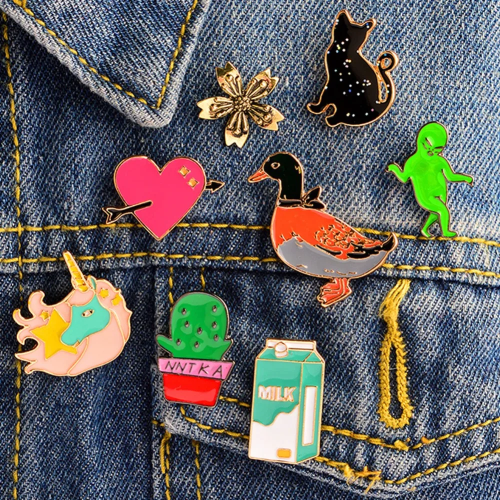 Duck Cactus Milk Alien Cat Flower Heart Enamel Hard Pins and Brooches Badges Backpack Pushpins Collection lapel pin #273576
Duck Cactus Milk Alien Cat Flower Heart Enamel Hard Pins and Brooches Badges Backpack Pushpins Collection lapel pin #273576