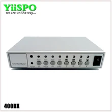 YiiSPO 4CH de Video de Color Digital divisor de cuatro canales procesador de sistema de CCTV Kit de conmutador de Metal con 4in 2out adaptador BNC(China)