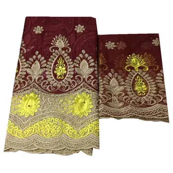 Bazin Riche Lace Fabric With Embroidered tulle wine Lace Beaded Basin Fabric And 2 Yards Net Blouse Style For India Wedding
Bazin Riche Lace Fabric With Embroidered tulle wine Lace Beaded Basin Fabric And 2 Yards Net Blouse Style For India Wedding