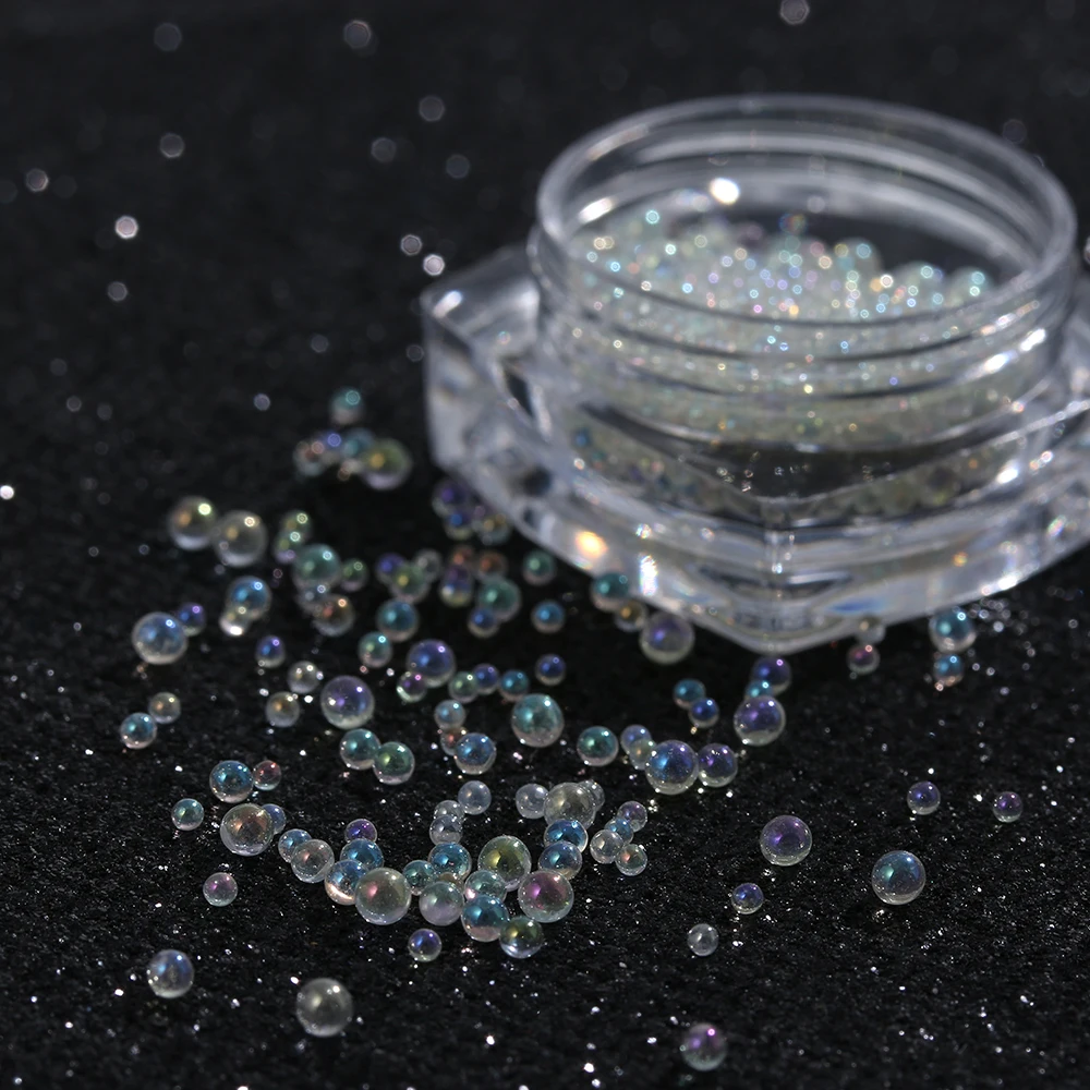 2 Boxes/Set 0.5-3mm Mixed Bubble Beads Tiny Decoration for DIY Resin Craft White Transparent Symphony Multicolored Nail Art
2 Boxes/Set 0.5-3mm Mixed Bubble Beads Tiny Decoration for DIY Resin Craft White Transparent Symphony Multicolored Nail Art