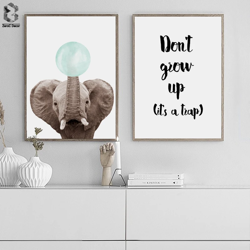 Scandinavian Canvas Posters And Prints Kawaii Elephant Wall Art Painting Quotes Wall Pictures for Kids Room Decoration
Scandinavian Canvas Posters And Prints Kawaii Elephant Wall Art Painting Quotes Wall Pictures for Kids Room Decoration