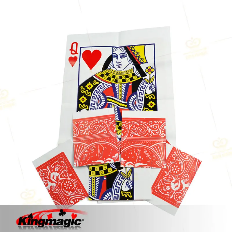 1PCS Queen Restored Close Up Card Magie Trick Magic Props Fuuny Magia Toys Free Shipping
1PCS Queen Restored Close Up Card Magie Trick Magic Props Fuuny Magia Toys Free Shipping