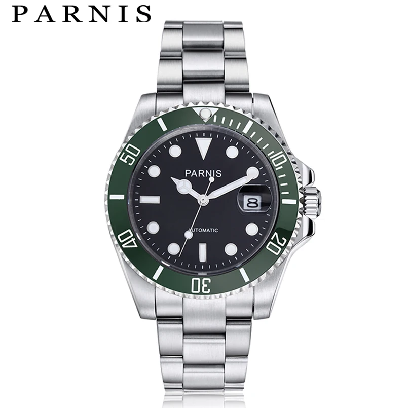 Parnis Mechanical Automatic Mens Watch 40mm Ceramic Diving Watches mekanik erkek kol saati reloj automatico Men Clock
Parnis Mechanical Automatic Mens Watch 40mm Ceramic Diving Watches mekanik erkek kol saati reloj automatico Men Clock