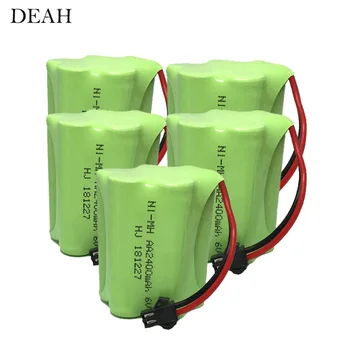 5PCS 6V 2400mah AA NI-MH rechargerable battery pack for Remote control electric toys lighting security facilities power tools
5PCS 6V 2400mah AA NI-MH rechargerable battery pack for Remote control electric toys lighting security facilities power tools
