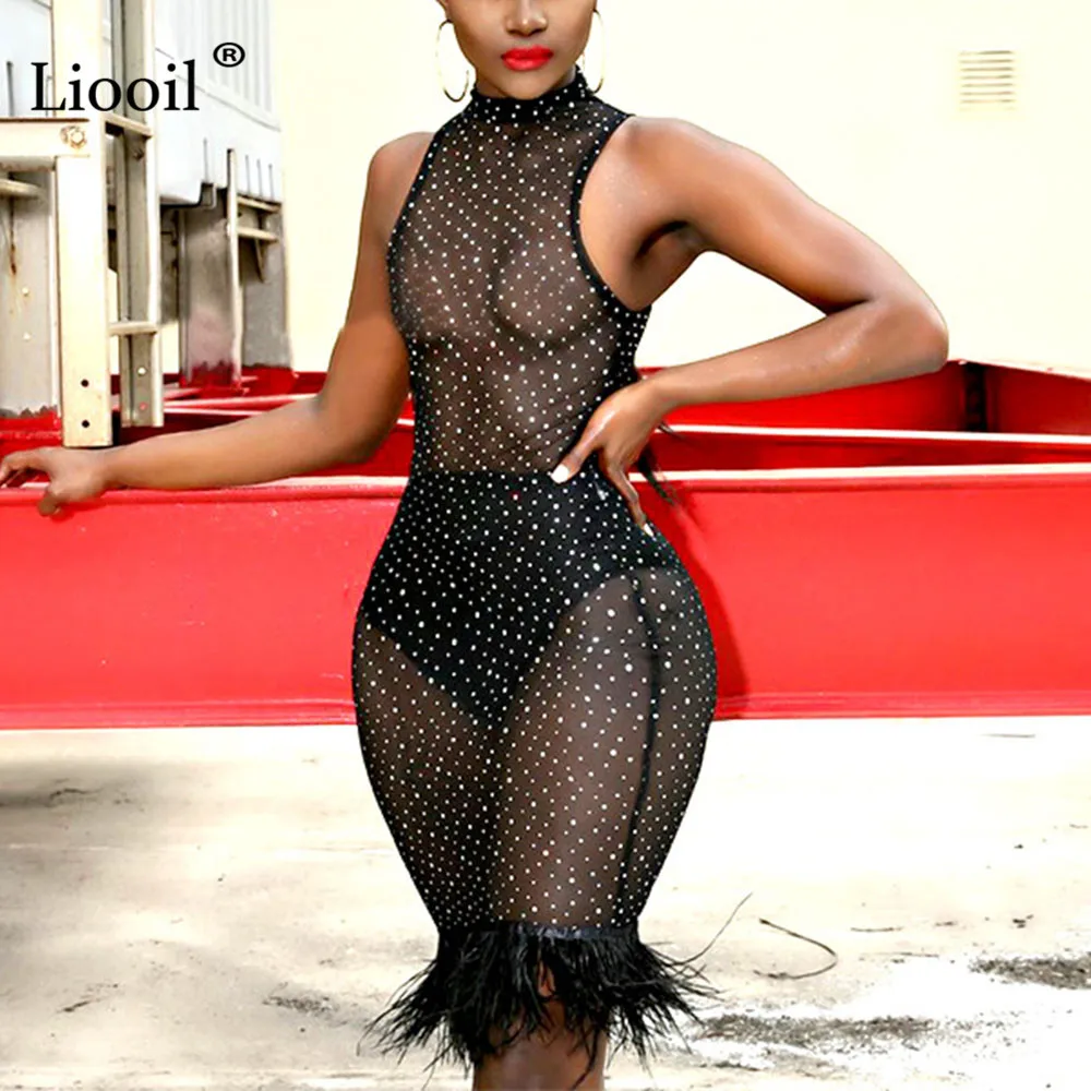 Liooil See Through Mesh Dress New Arrival 2019 Tassel Polka Dot Dress Women Sexy Clubwear Bodycon Midi Dresses Woman Party Night
Liooil See Through Mesh Dress New Arrival 2019 Tassel Polka Dot Dress Women Sexy Clubwear Bodycon Midi Dresses Woman Party Night