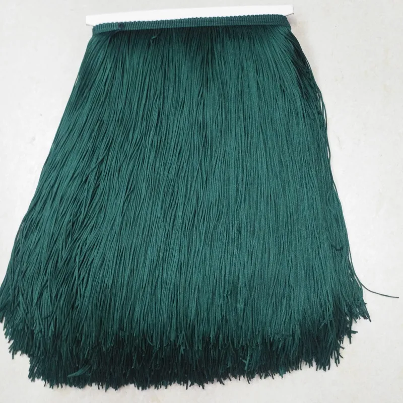 1-10 yards 30 cm Dark green polyester filament to be tassel decoration Latin dance clothing clothing curtains DIY Accessories
1-10 yards 30 cm Dark green polyester filament to be tassel decoration Latin dance clothing clothing curtains DIY Accessories